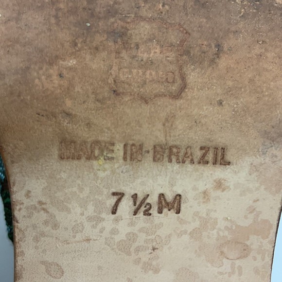 Naked Feet Mules Square-toe Fabric Platform Wedge - Picture 8 of 13